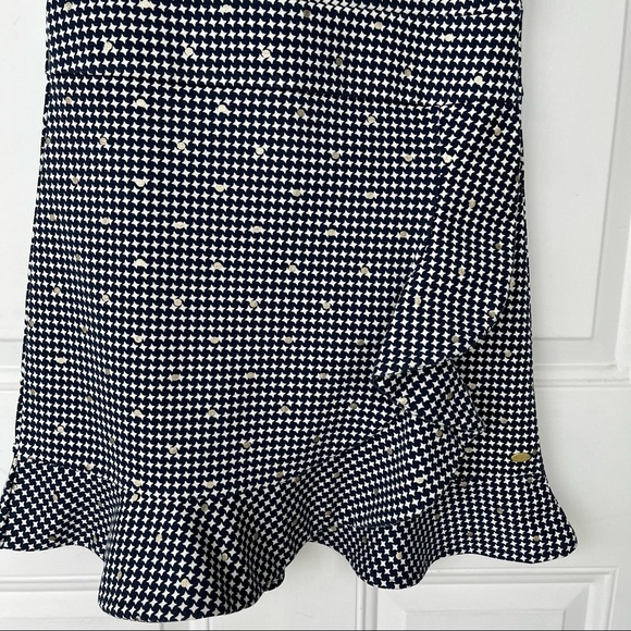•TOMMY HILFIGER• Girls Navy/White Patterned Dress - Size Medium (8-10) - Picture 5 of 11